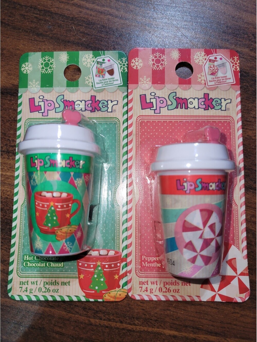 Lip Smacker Hot Chocolate Cup Lip Balm Peppermint Cup Lip Balm BUNDLE!! 0.26 oz.
